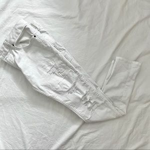 Topman Ripped White Jeans (36x32)